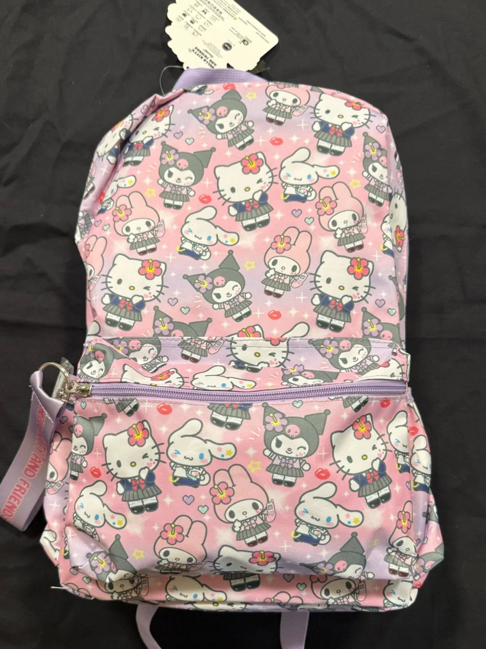 Sanrio Hello Kitty and Friends Kuromi My Melody Kogyrau 17” Backpack | NWT